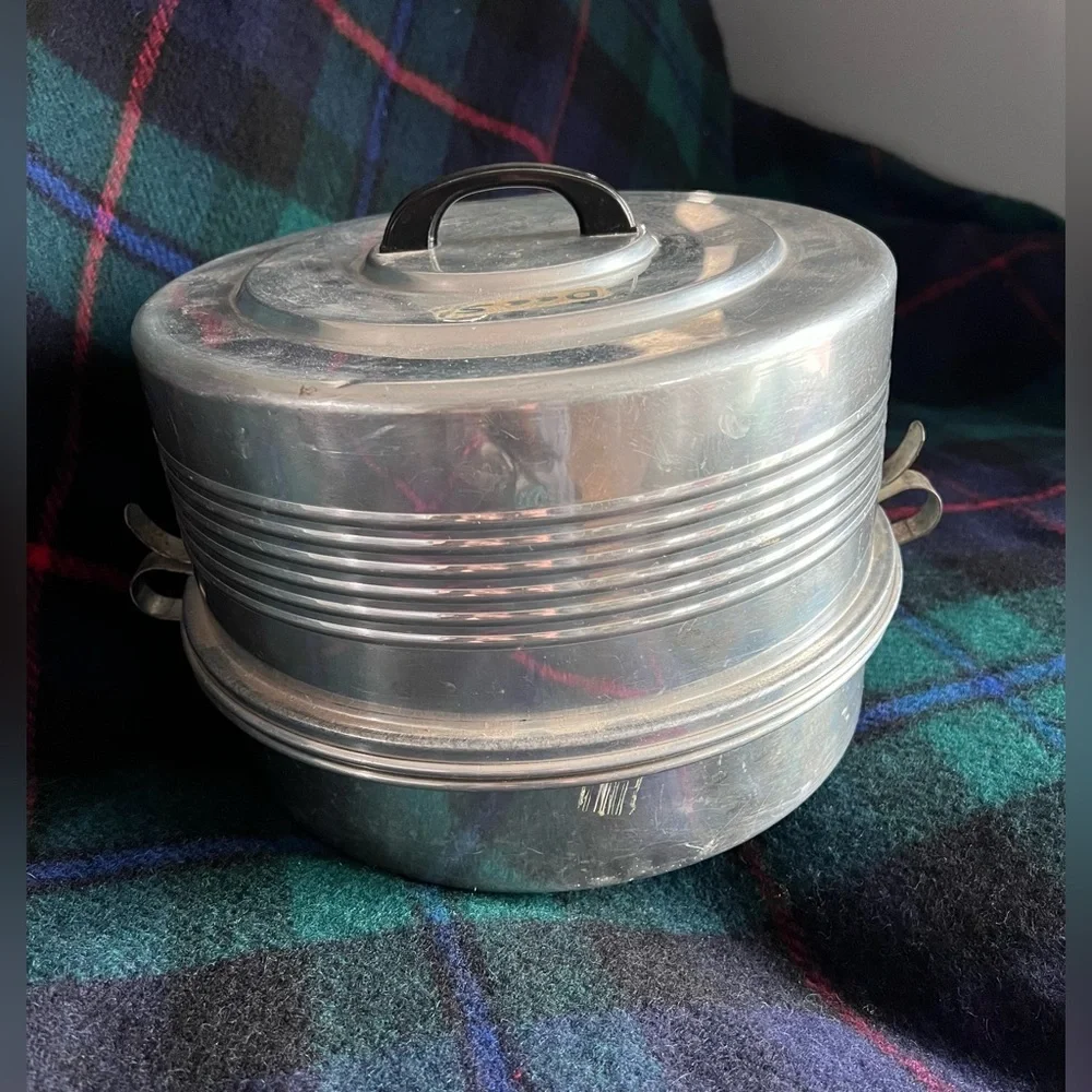 Vintage USA 3pc CAKE Regal CARRIER Aluminum PIE